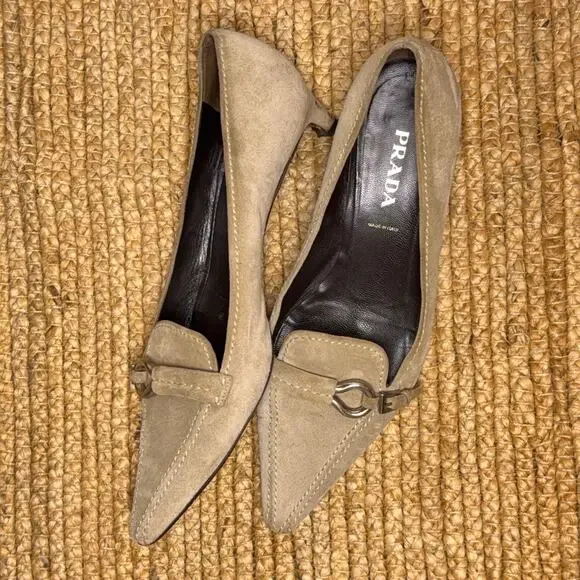 Prada suede kitten heels US 9.5/IT 39.5 - Picture 5 of 6